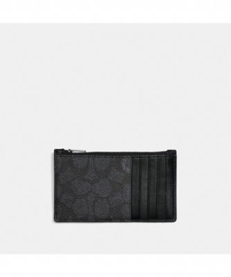 ジップ カード ケース シグネチャー キャンバス | COACH/コーチ